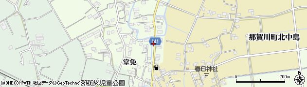徳島県阿南市那賀川町上福井堂免54周辺の地図