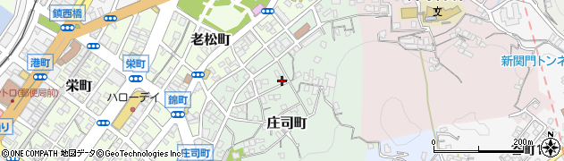 福岡県北九州市門司区庄司町12-20周辺の地図