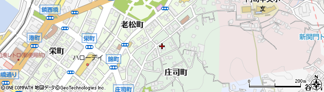 福岡県北九州市門司区庄司町12-10周辺の地図