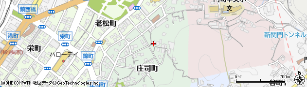 福岡県北九州市門司区庄司町8-16周辺の地図