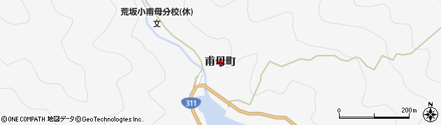 三重県熊野市甫母町周辺の地図