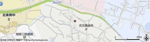 愛媛県松山市佐古182周辺の地図