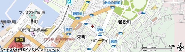 福岡ひびき信用金庫門司港支店周辺の地図