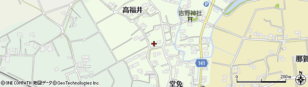 徳島県阿南市那賀川町上福井高福井64周辺の地図