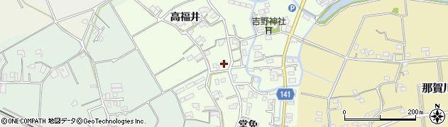 徳島県阿南市那賀川町上福井高福井63周辺の地図