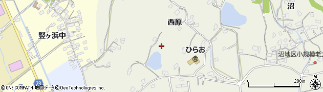 山口県平生町（熊毛郡）平生村（西原）周辺の地図