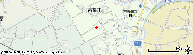 徳島県阿南市那賀川町上福井高福井68周辺の地図