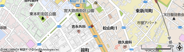 松山町１周辺の地図