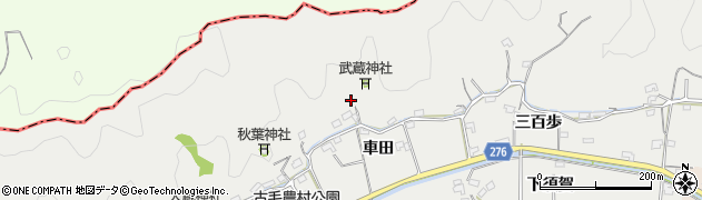 徳島県阿南市羽ノ浦町古毛車田33周辺の地図