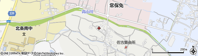愛媛県松山市佐古192周辺の地図