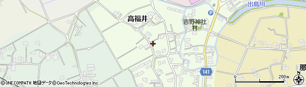 徳島県阿南市那賀川町上福井高福井59周辺の地図