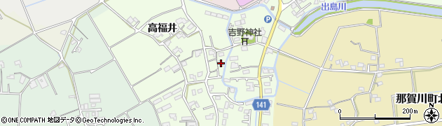 徳島県阿南市那賀川町上福井高福井47周辺の地図