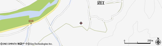 徳島県勝浦郡勝浦町沼江田中36周辺の地図