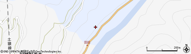 徳島県三好市山城町国政316周辺の地図