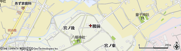 徳島県阿南市羽ノ浦町古庄（腰前）周辺の地図