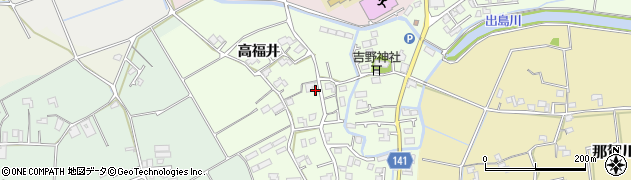 徳島県阿南市那賀川町上福井高福井56周辺の地図
