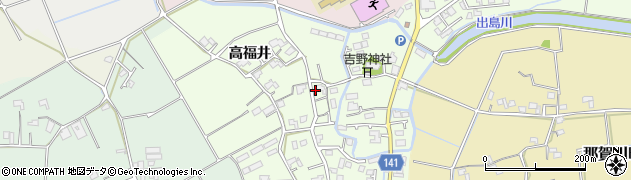 徳島県阿南市那賀川町上福井高福井52周辺の地図