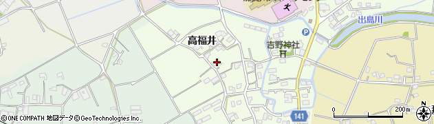徳島県阿南市那賀川町上福井高福井37周辺の地図