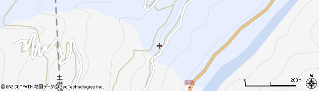 徳島県三好市山城町国政400周辺の地図
