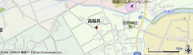 徳島県阿南市那賀川町上福井高福井35周辺の地図