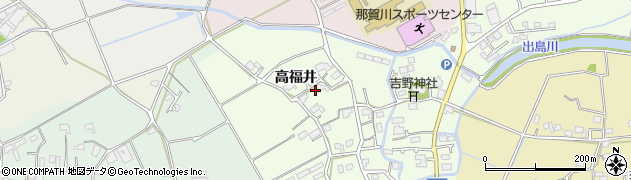 徳島県阿南市那賀川町上福井高福井38周辺の地図