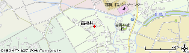 徳島県阿南市那賀川町上福井高福井39周辺の地図