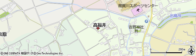 徳島県阿南市那賀川町上福井高福井34周辺の地図