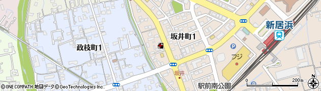 ＥＮＥＯＳ新居浜坂井ＳＳ周辺の地図