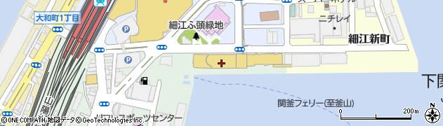 下関港国際ＦＴ（関釜フェリー）周辺の地図
