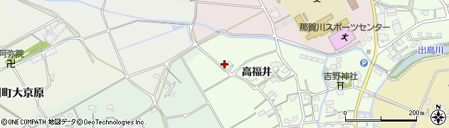 徳島県阿南市那賀川町上福井高福井6周辺の地図