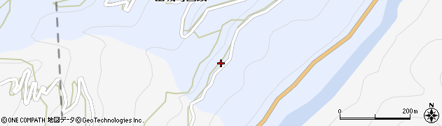 徳島県三好市山城町国政384周辺の地図