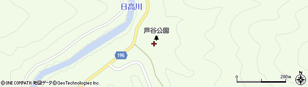 和歌山県日高郡日高川町高津尾857周辺の地図