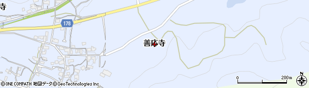 愛媛県松山市善応寺周辺の地図