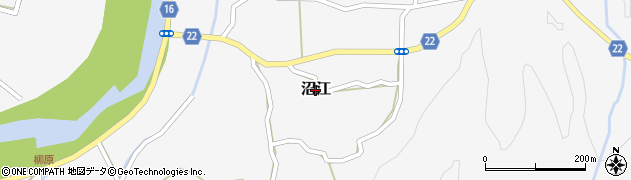 徳島県勝浦町（勝浦郡）沼江周辺の地図