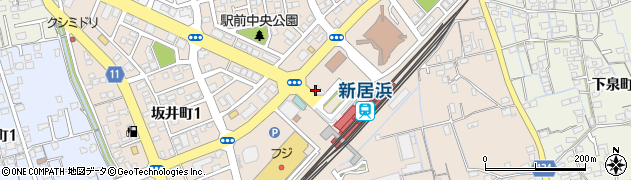 駅前タクシー周辺の地図