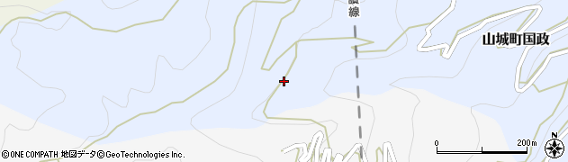 徳島県三好市山城町国政762周辺の地図