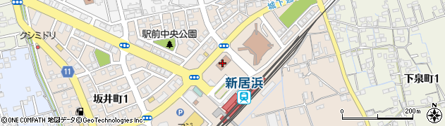 損害保険ジャパン株式会社　愛媛支店新居浜支社周辺の地図