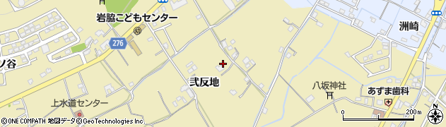 徳島県阿南市羽ノ浦町岩脇（弐反地）周辺の地図