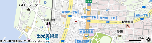 福岡県北九州市門司区東本町周辺の地図