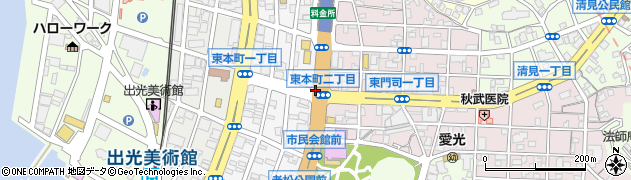 東本町２周辺の地図