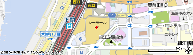 株式会社大丸松坂屋百貨店　大丸下関店・宝石サロン周辺の地図