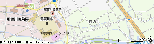徳島県阿南市那賀川町上福井西ノ口11-1周辺の地図