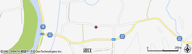 徳島県勝浦郡勝浦町沼江一楽周辺の地図