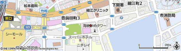 下関旅館ホテル協同組合周辺の地図