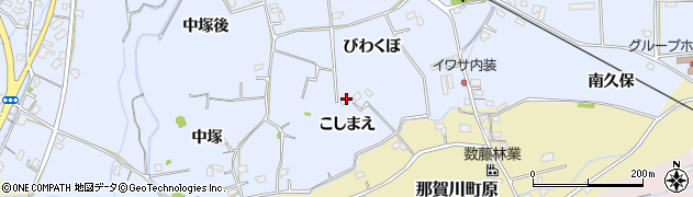 徳島県阿南市羽ノ浦町中庄（こしまえ）周辺の地図
