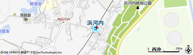 浜河内駅周辺の地図