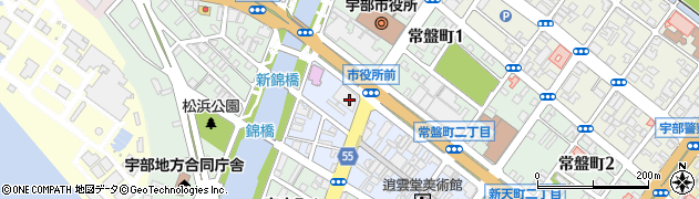 山口銀行宇部支店 ＡＴＭ周辺の地図