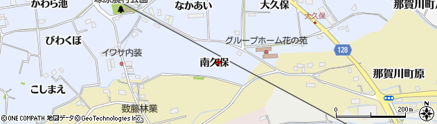 徳島県阿南市羽ノ浦町中庄南久保周辺の地図