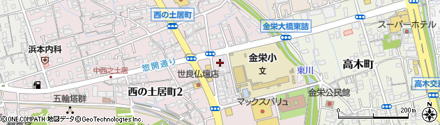 かつれつ亭 新居浜店周辺の地図
