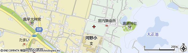 愛媛県松山市宮内周辺の地図